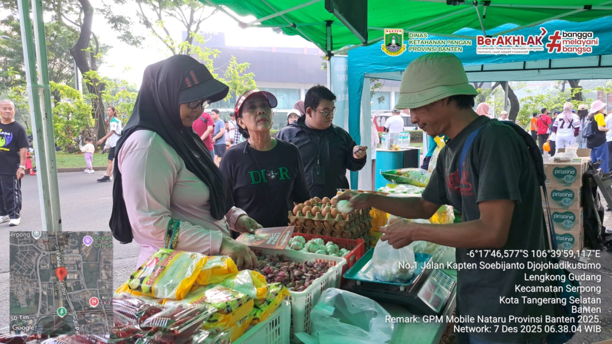 Gelar Pangan Murah Provinsi Banten Hadir di Serpong