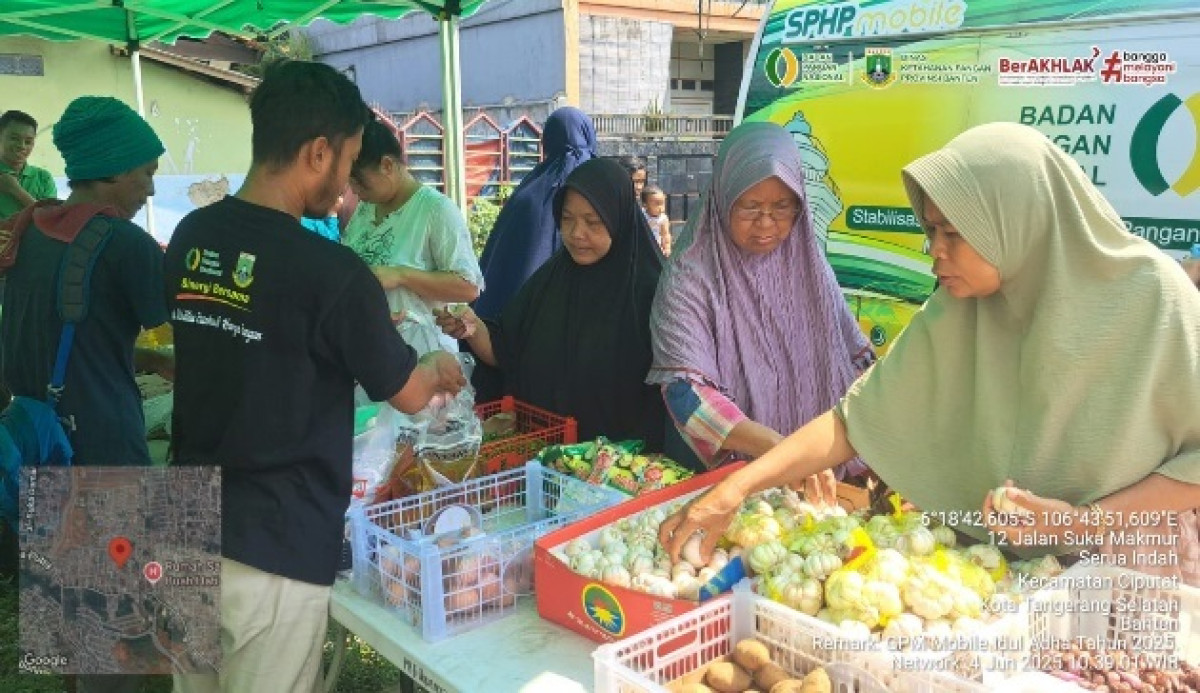 GELAR PANGAN MURAH (GPM) Di KELURAHAN SERUA INDAH KECAMATAN CIPUTAT TANGSEL
