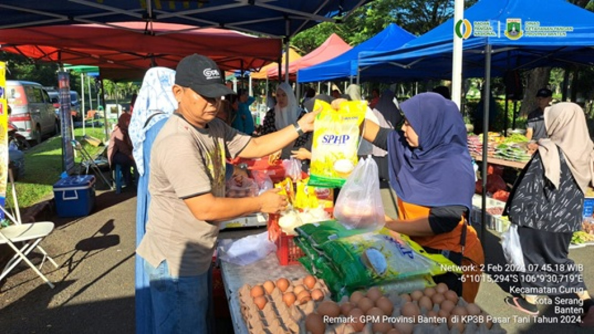 DINAS KETAHANAN PANGAN GELAR GERAI PANGAN MURAH DI KP3B