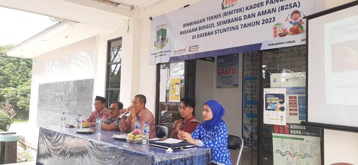 CILELES KABUPATEN LEBAK - GERAKAN SADAR KONSUMSI PANGAN B2SA DI DAERAH STUNTING 2023